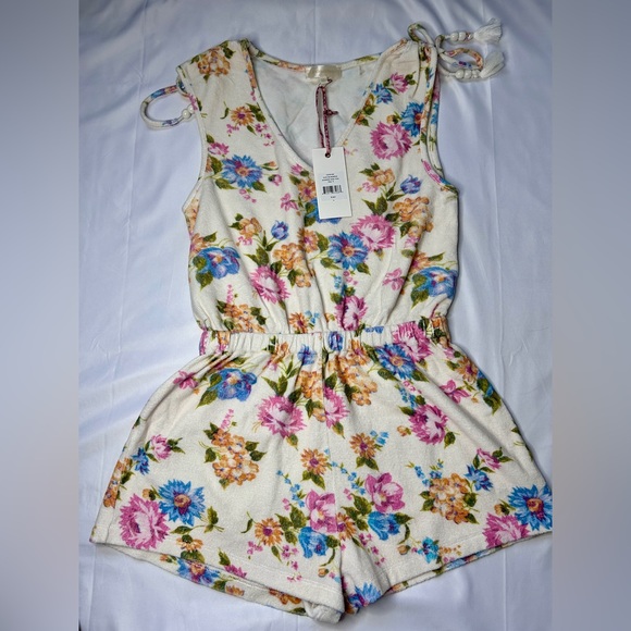 BNWT LoveShackFancy Bascom Romper in Morning Surf Pink - Picture 4 of 6